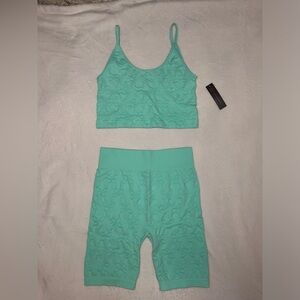 NOBO Teal Butterfly Workout Set